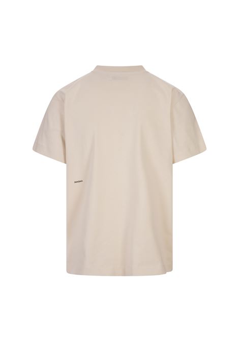 T-Shirt Core In Cotone Organico PPRMINT Travertine Beige PANGAIA | 10000287TRAVERTINE BEIGE